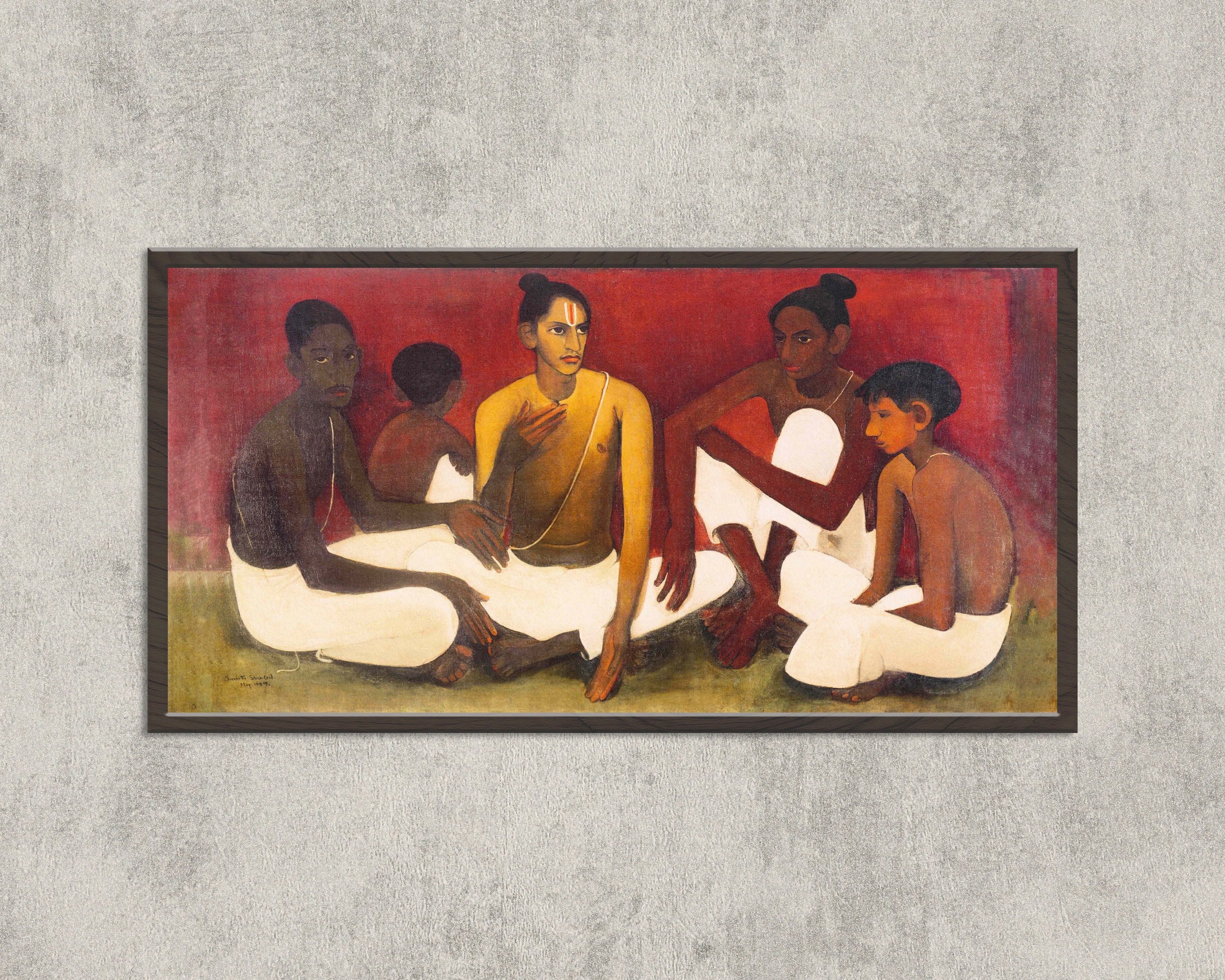Amrita Sher-Gil — Brahmacharis | Fine Art Giclée Print