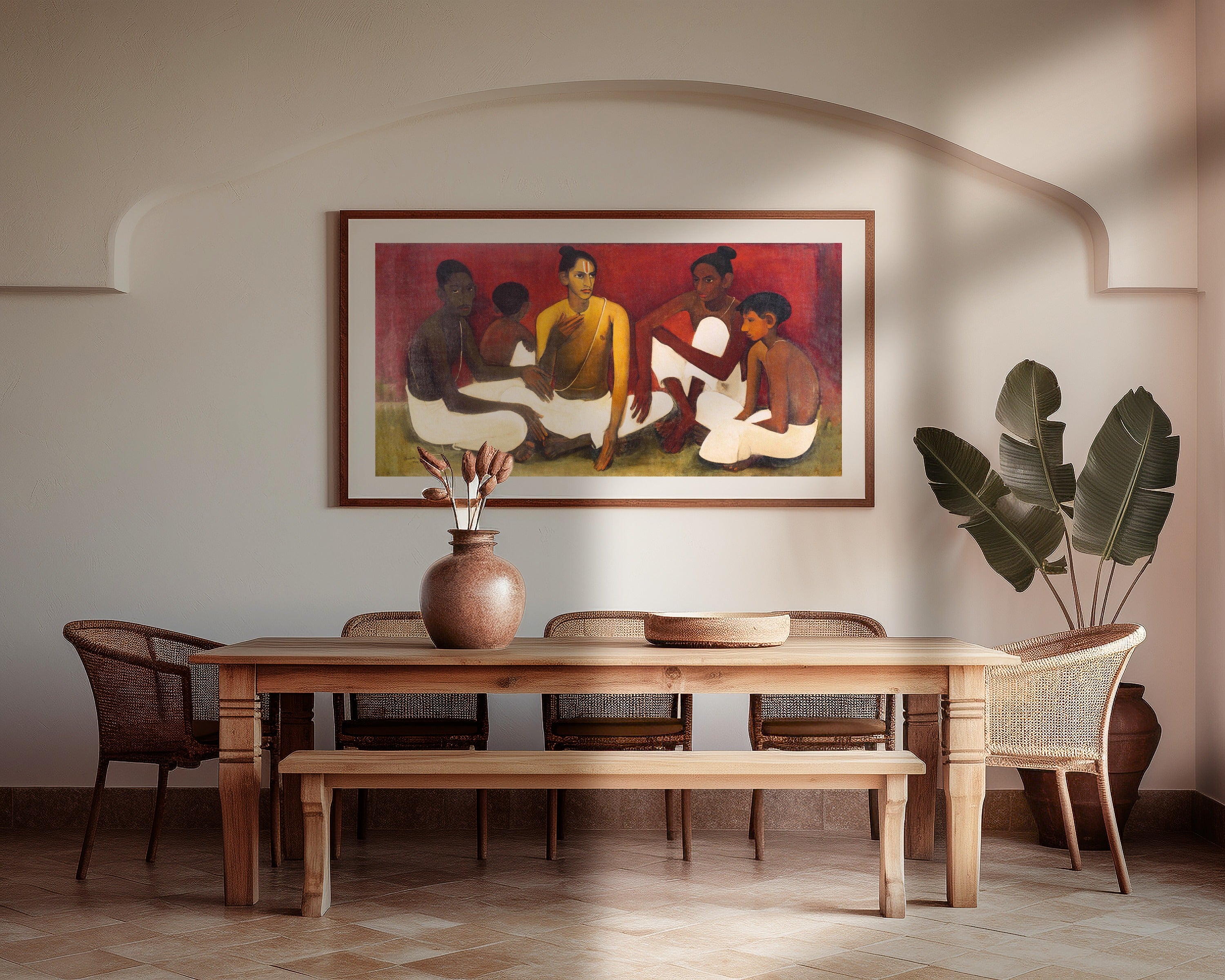 Amrita Sher-Gil — Brahmacharis | Fine Art Giclée Print