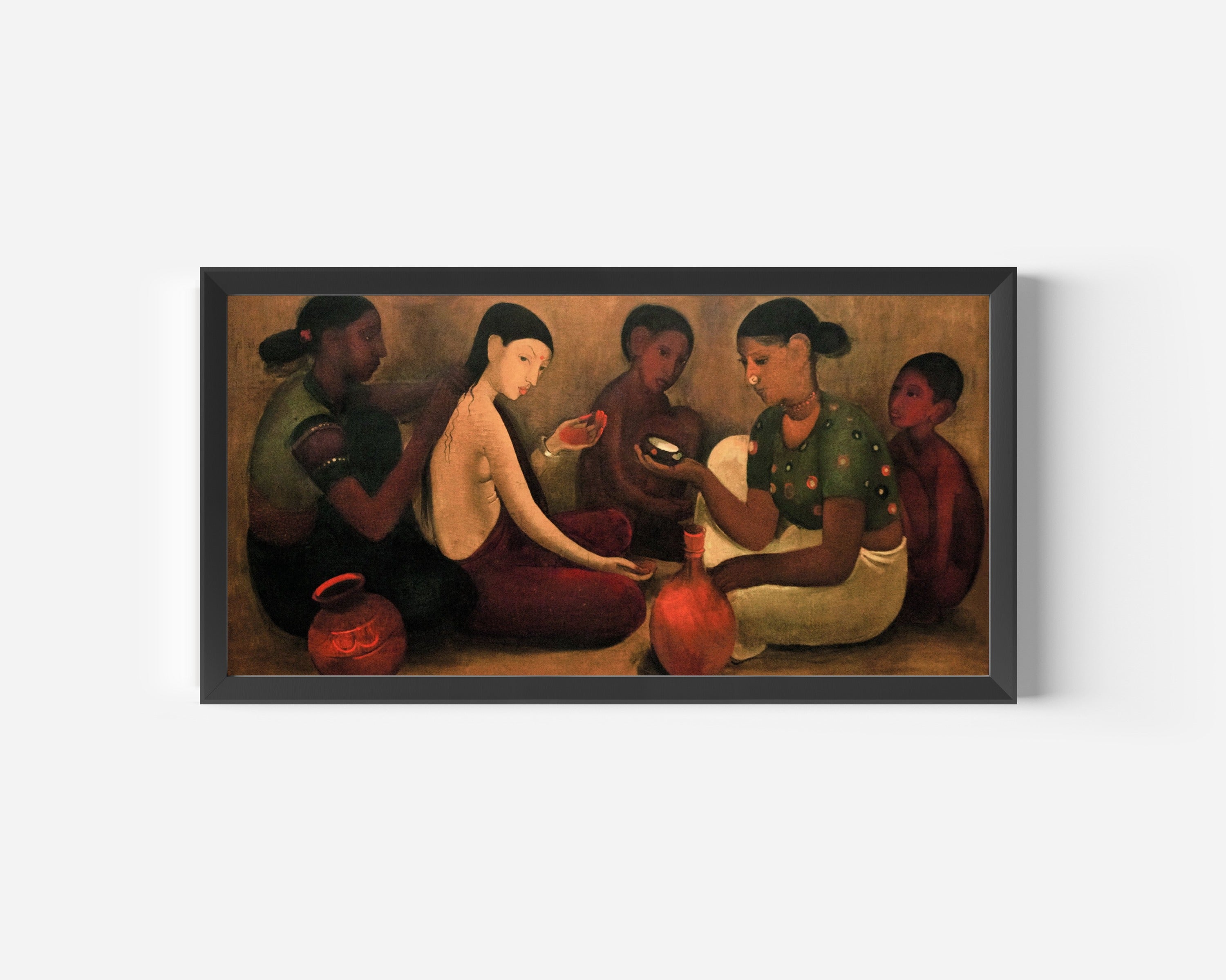 Amrita Sher-Gil — Bride's Toilet | Fine Art Giclée Print