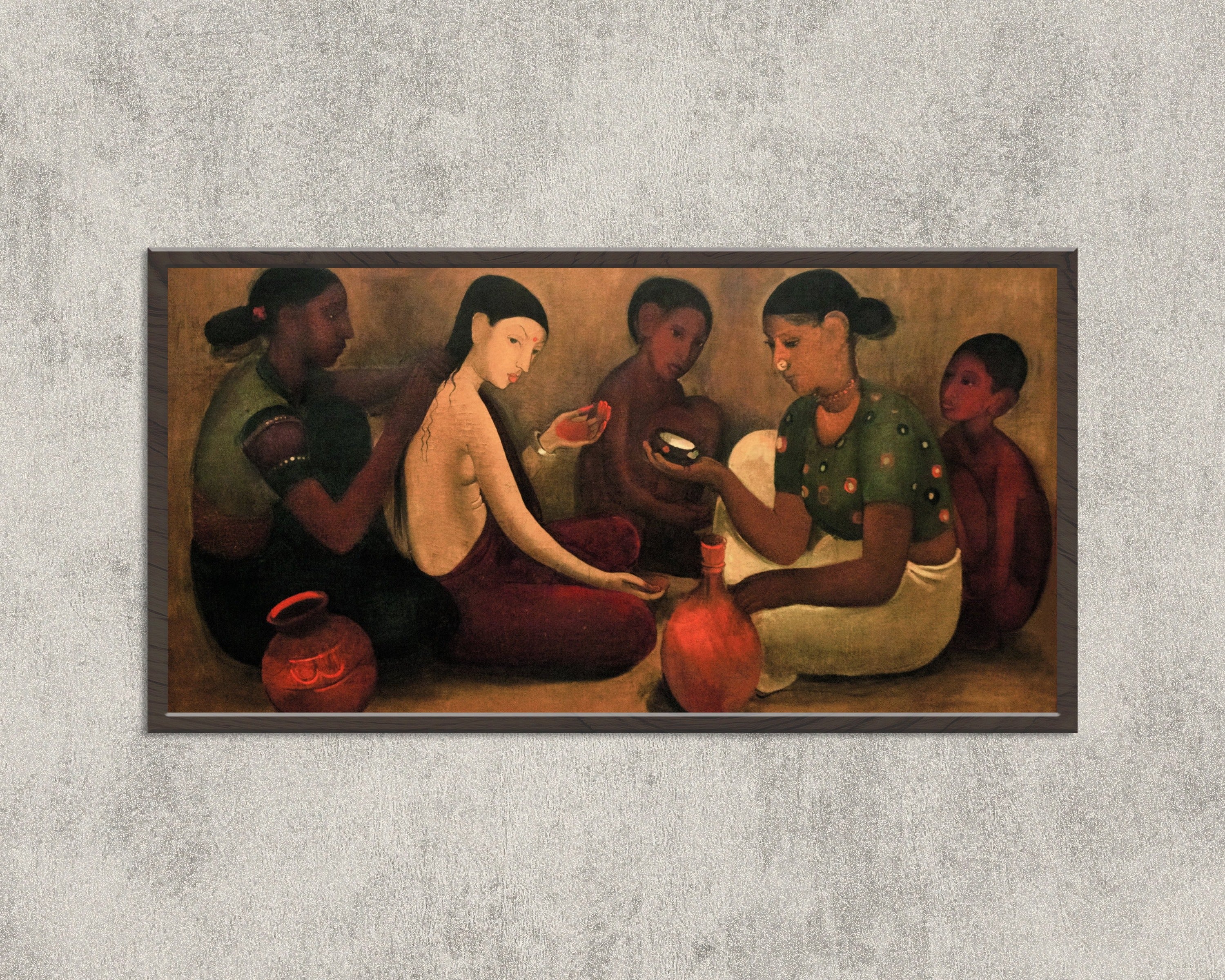 Amrita Sher-Gil — Bride's Toilet | Fine Art Giclée Print