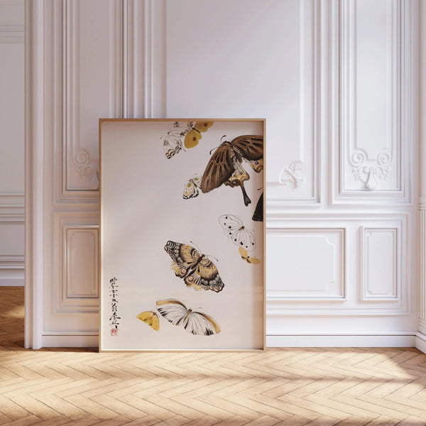 Shibata Zeshin — Butterflies | Japanese Lacquer Art