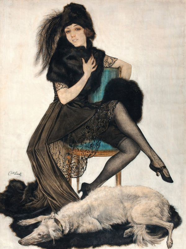 Carl Link — Fur and Lace Elegance | Fine Art Print