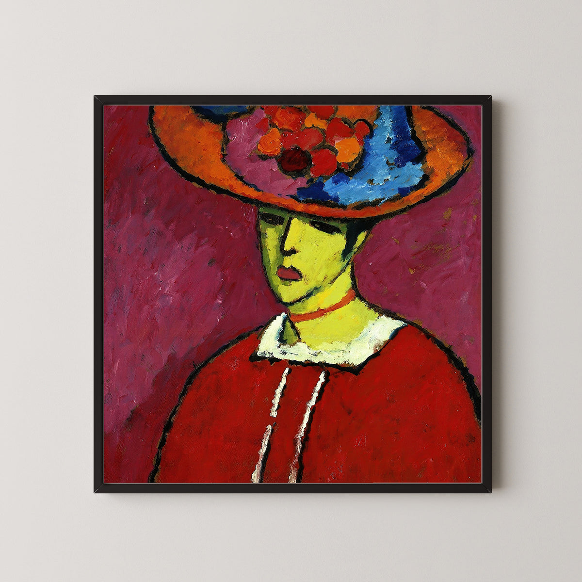 Alexej von Jawlensky — Schokko with Wide-Brimmed Hat | Expressionist Fine Art Print