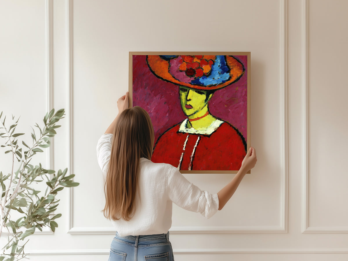Alexej von Jawlensky — Schokko with Wide-Brimmed Hat | Expressionist Fine Art Print