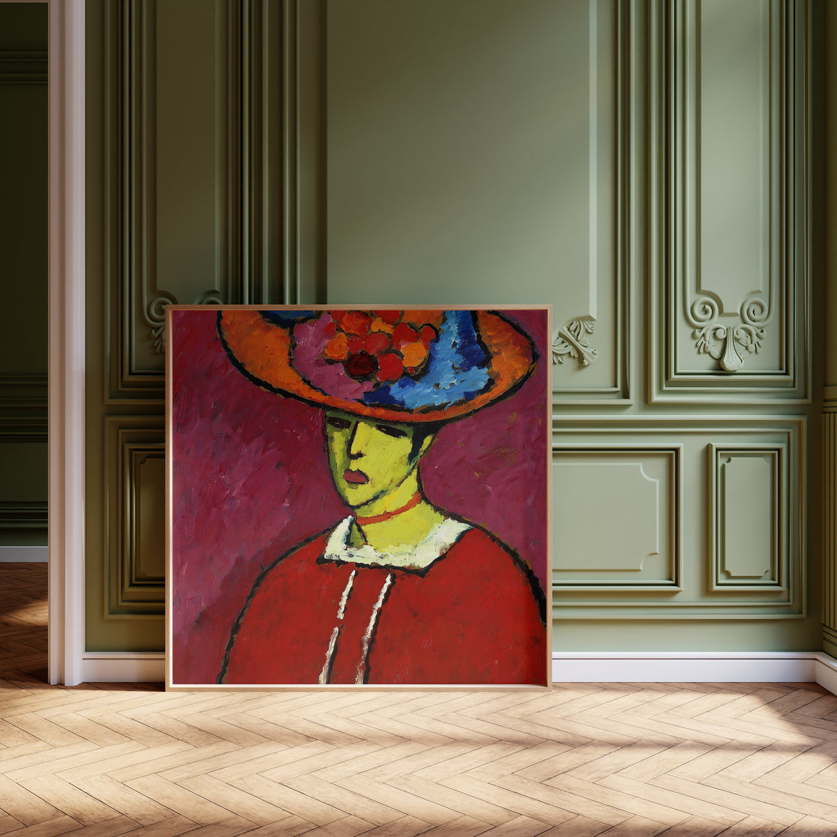 Alexej von Jawlensky — Schokko with Wide-Brimmed Hat | Expressionist Fine Art Print