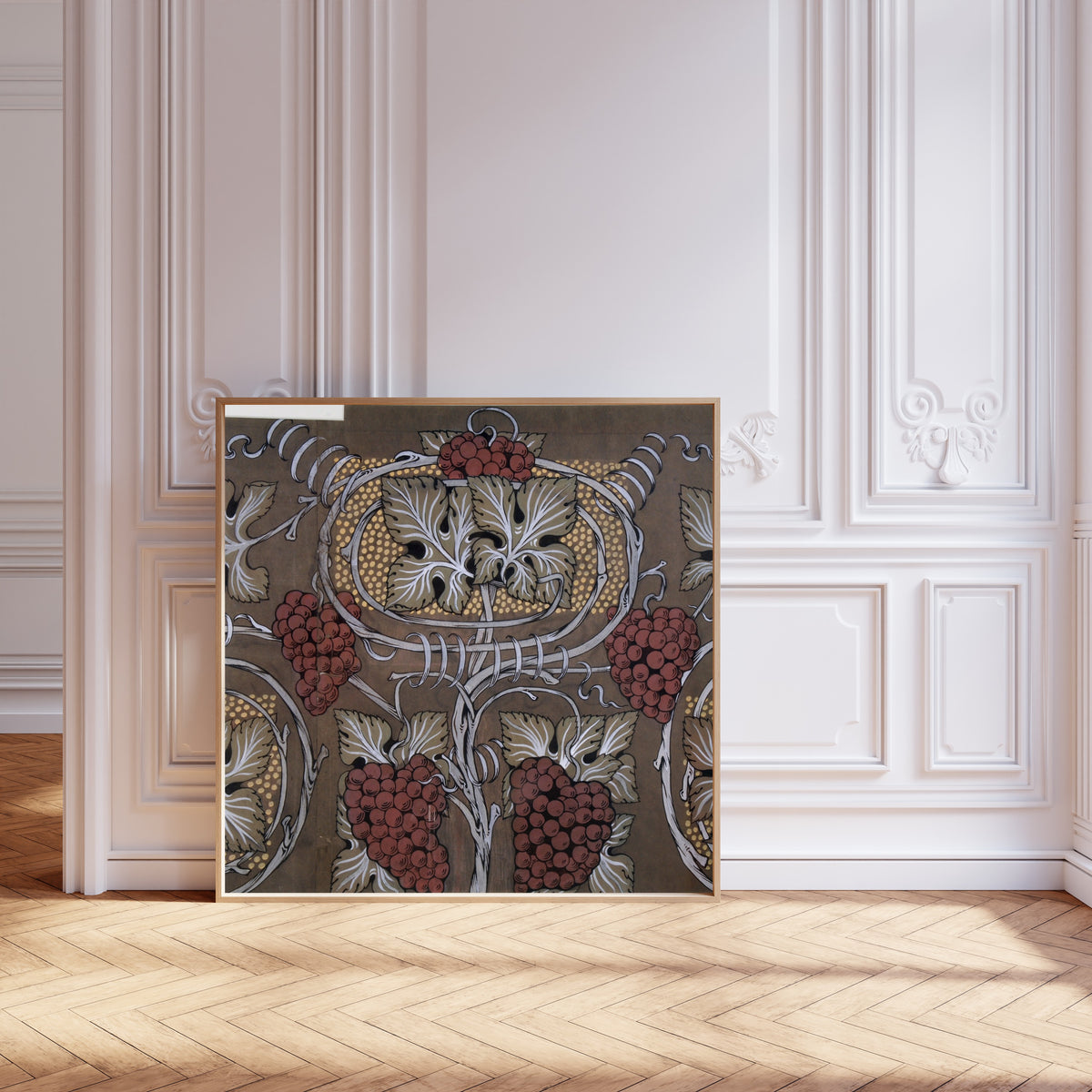 Arthur Heygate Mackmurdo — Vine and Grapes | Ornament Plate Print