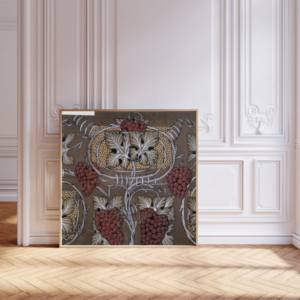 Arthur Heygate Mackmurdo — Vine and Grapes | Ornament Plate Print