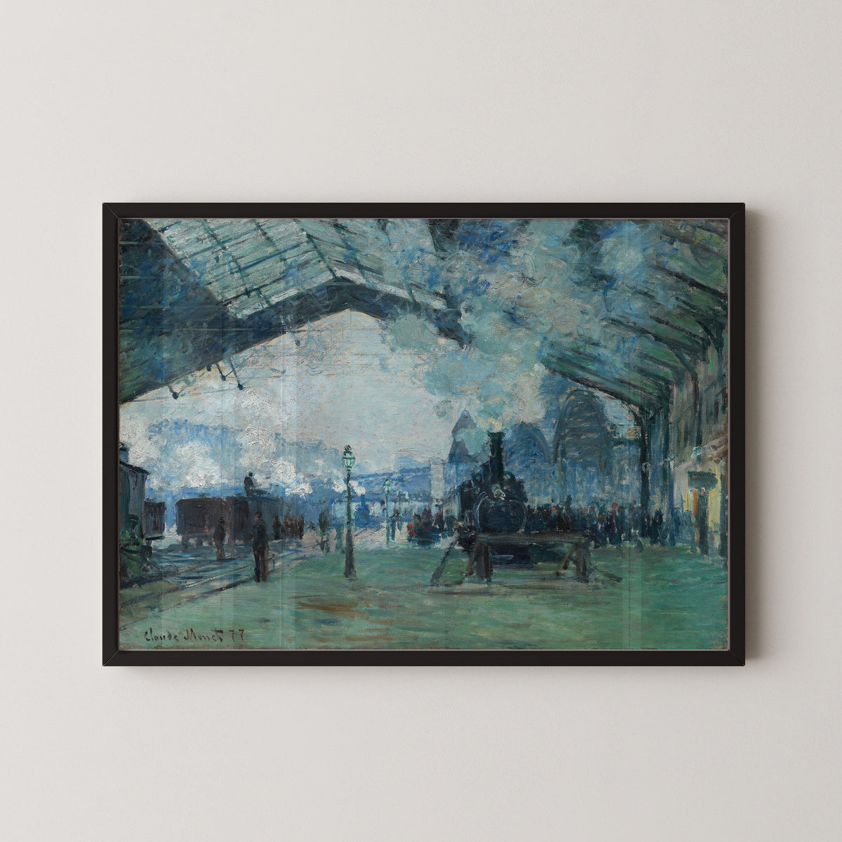 Claude Monet — Arrival of the Normandy Train, Gare Saint-Lazare | Fine Art Print - 9ArtPrints
