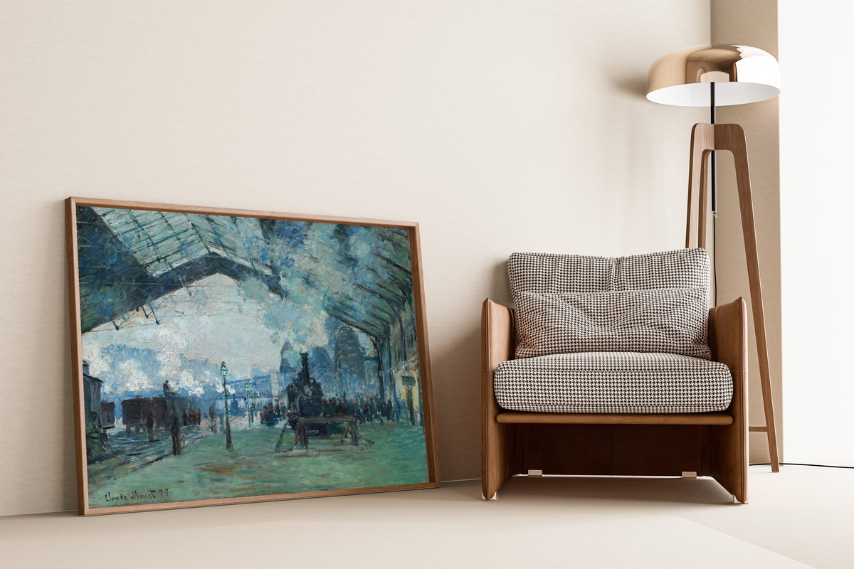 Claude Monet — Arrival of the Normandy Train, Gare Saint-Lazare | Fine Art Print - 9ArtPrints