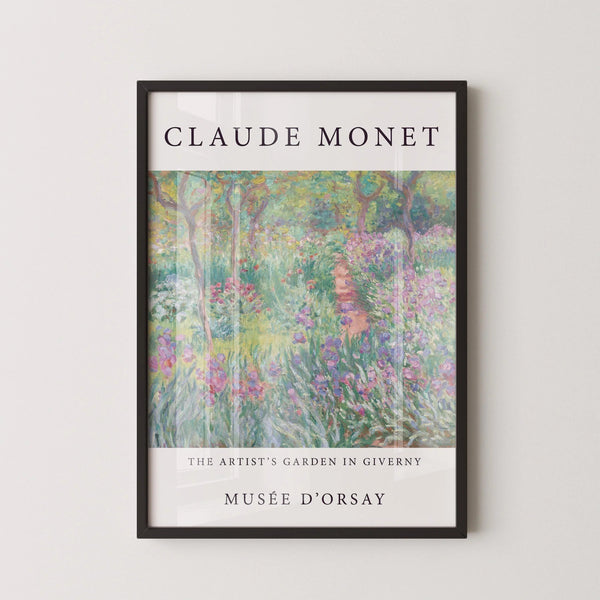 Claude Monet — The Artist's Garden at Giverny | Fine Art Print