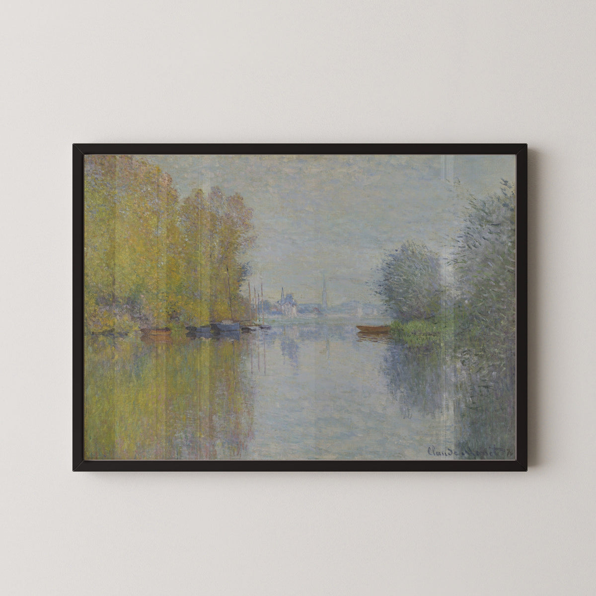 Claude Monet — Autumn on the Seine, Argenteuil | Fine Art Print - 9ArtPrints