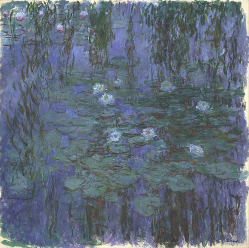 Claude Monet — Blue Water Lilies | Fine Art Print - 9ArtPrints