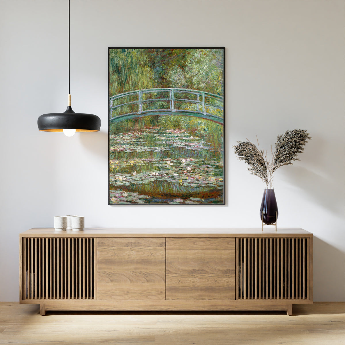 Claude Monet — Bridge over a Pond of Water Lilies | Fine Art Print - 9ArtPrints