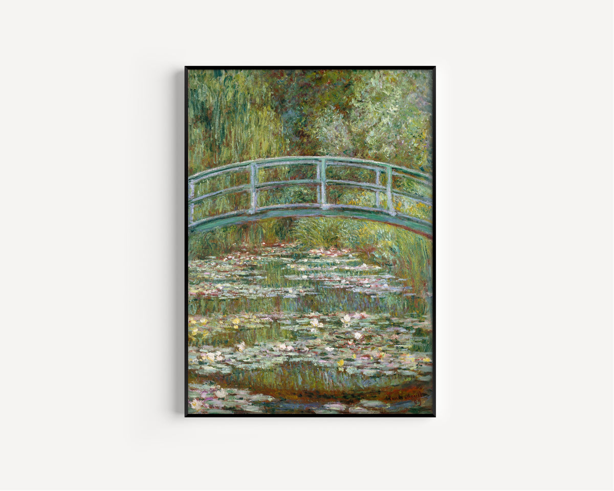 Claude Monet — Bridge over a Pond of Water Lilies | Fine Art Print - 9ArtPrints
