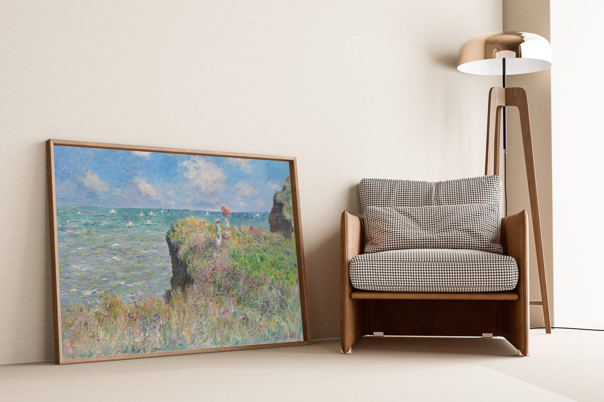 Claude Monet — Cliff Walk at Pourville | Fine Art Print - 9ArtPrints