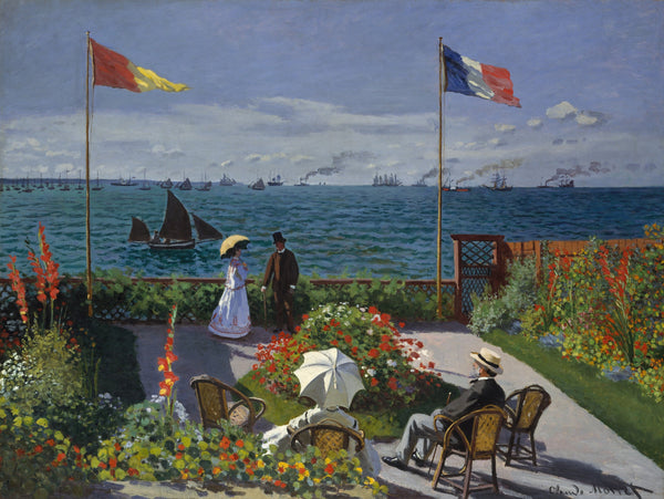 Claude Monet — Garden at Sainte-Adresse | Fine Art Print