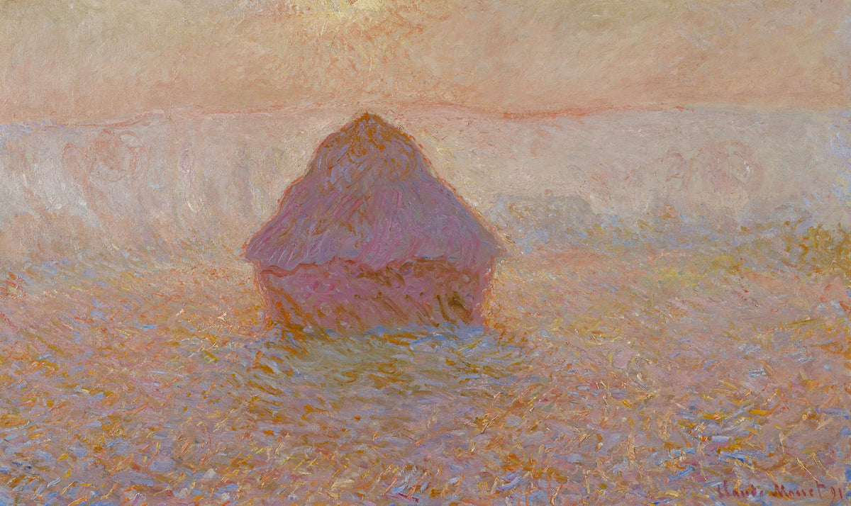 Claude Monet — Grainstack, Sun in the Mist | Fine Art Print - 9ArtPrints