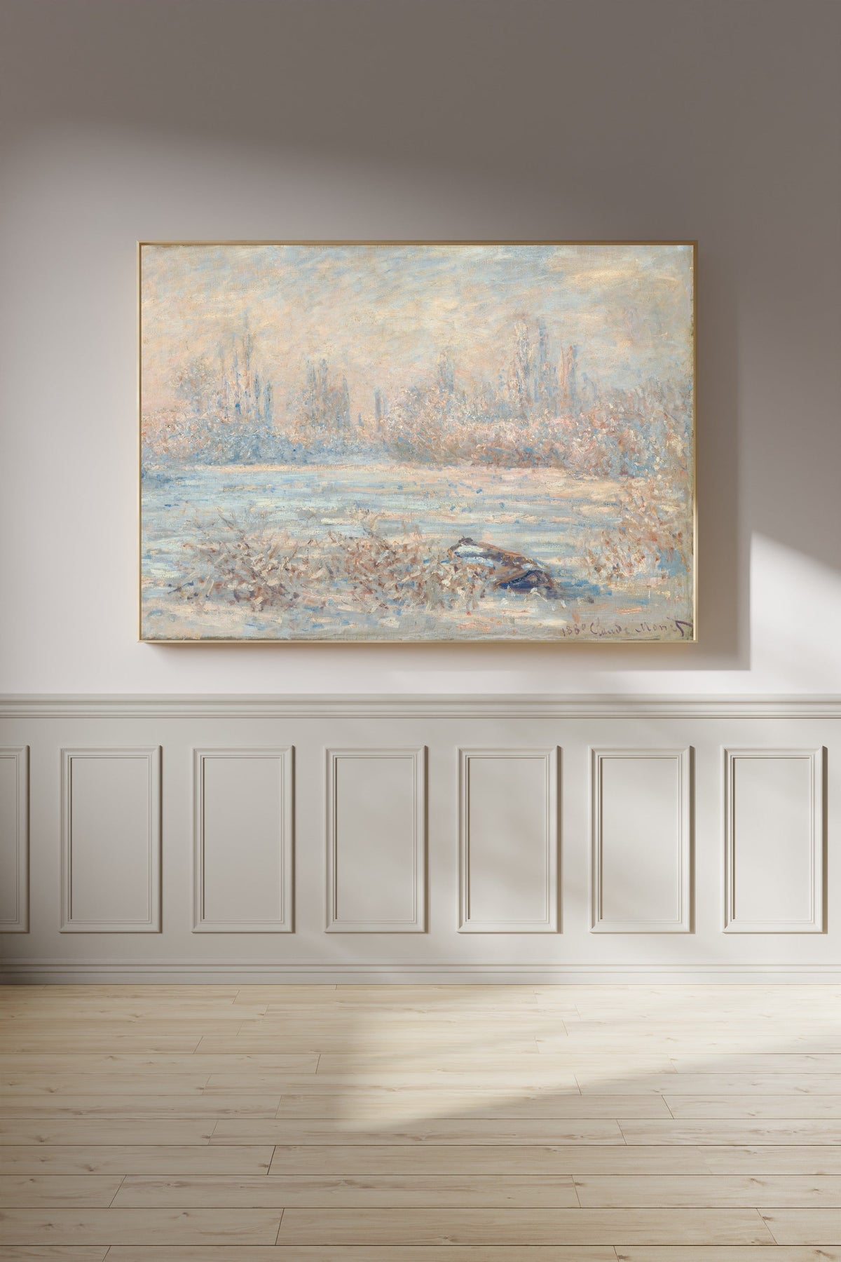 Claude Monet — Hoarfrost (Le Givre) | Fine Art Print - 9ArtPrints