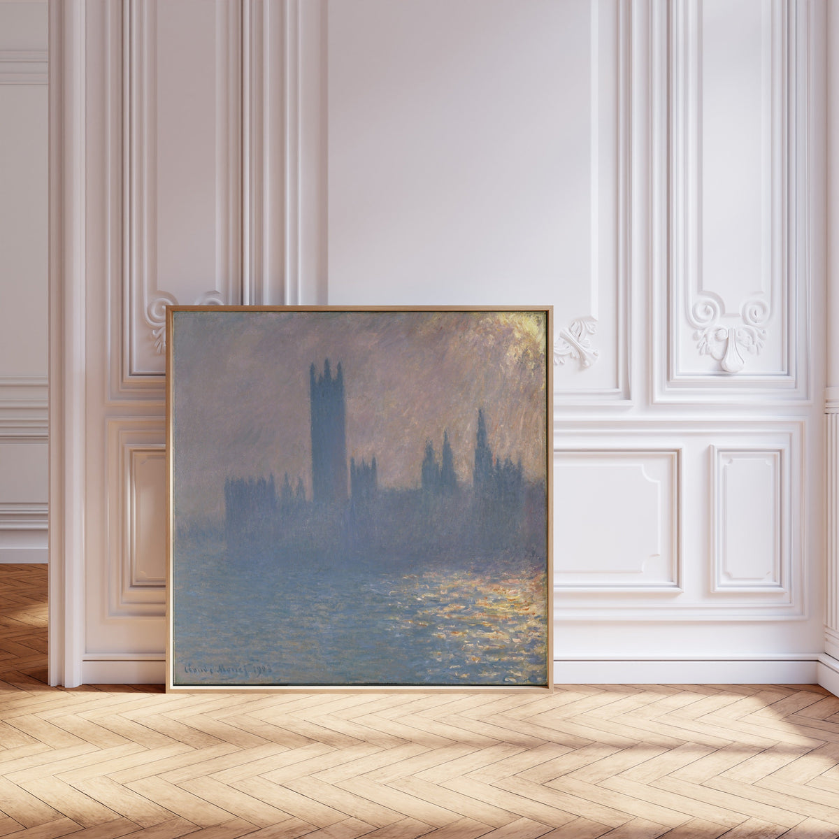 Claude Monet — Houses of Parliament, Sunlight Effect | Fine Art Print - 9ArtPrints