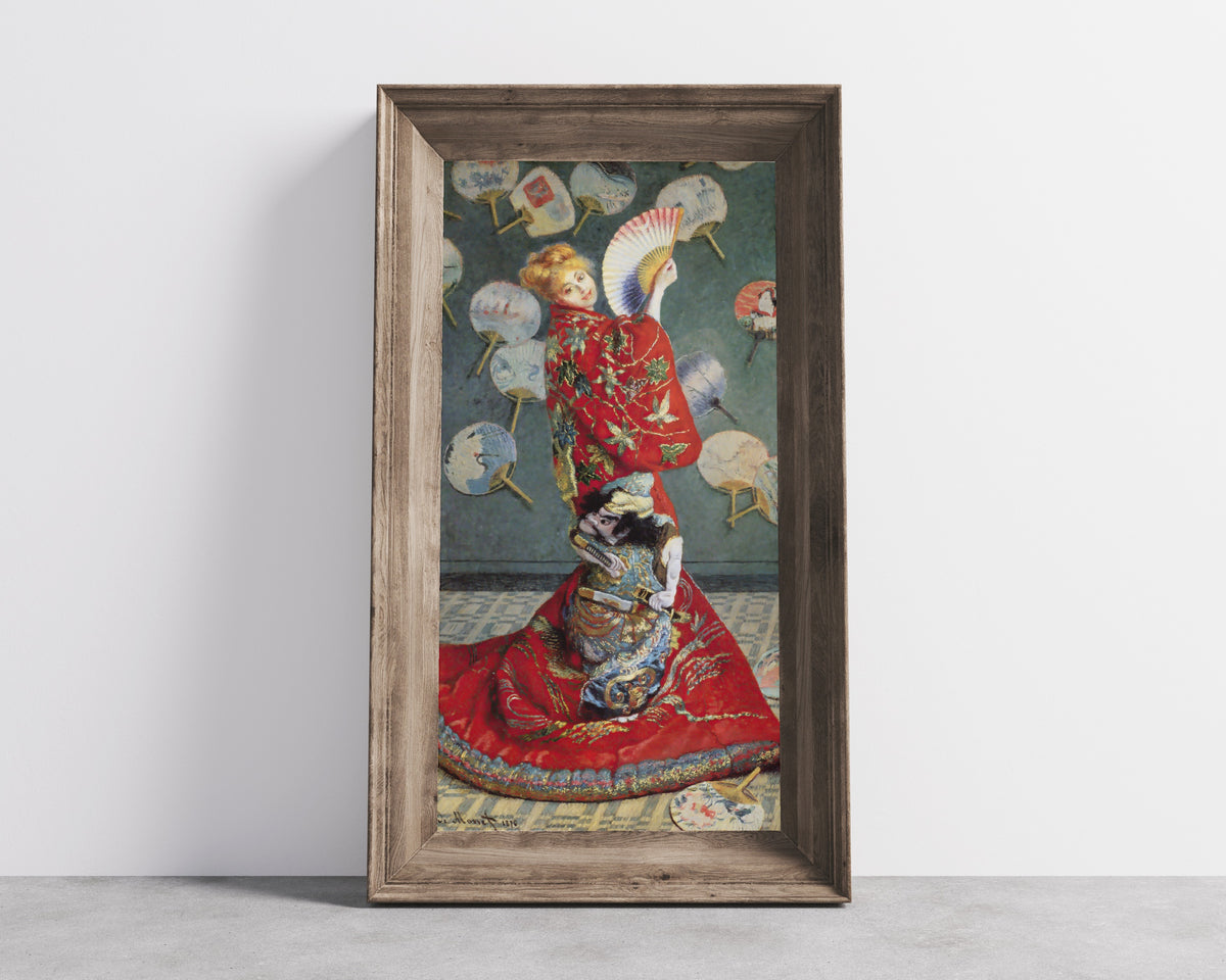 Claude Monet — La Japonaise (Camille Monet in Japanese Costume) | Fine Art Print - 9ArtPrints