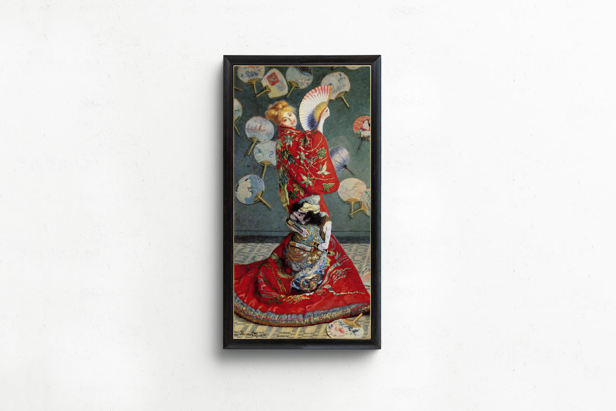 Claude Monet — La Japonaise (Camille Monet in Japanese Costume) | Fine Art Print - 9ArtPrints