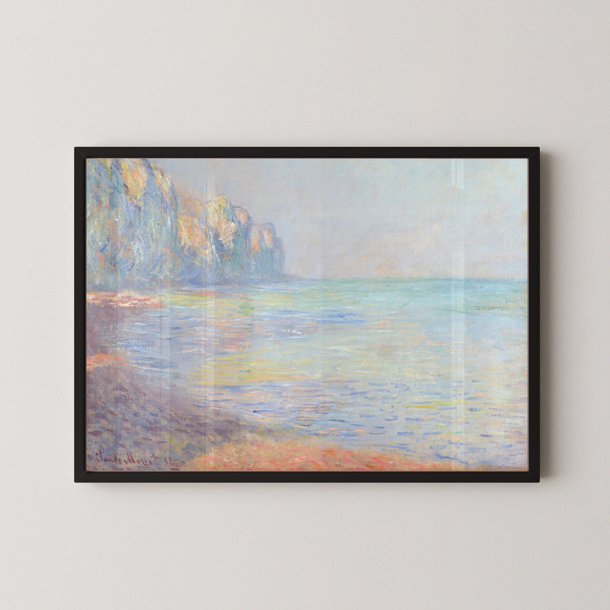 Claude Monet — Misty Morning at Pourville (Le Matin, temps brumeux) | Fine Art Print - 9ArtPrints