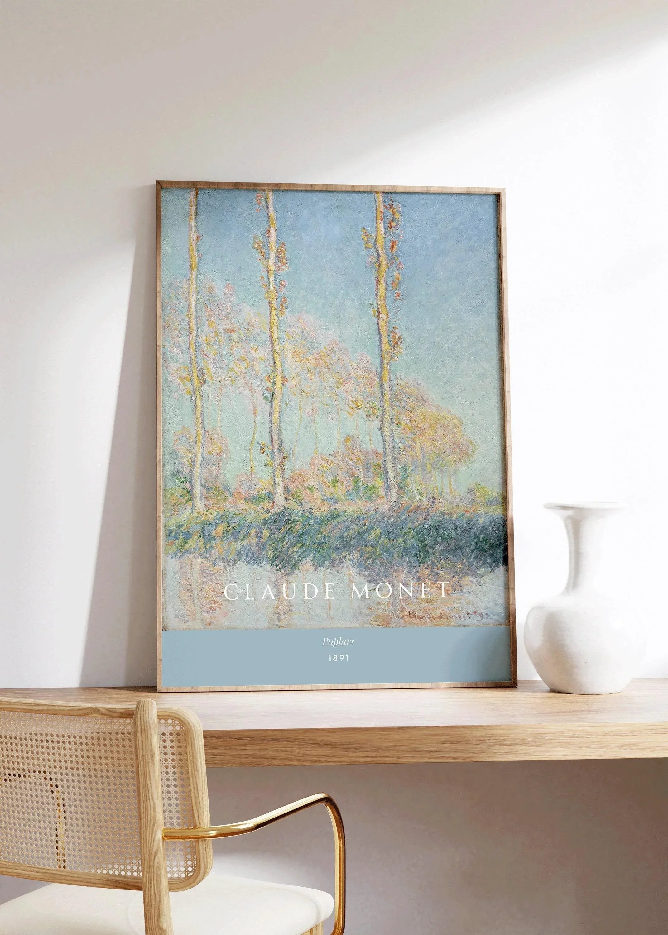 Claude Monet - Poplars | Famous Art (available handframed or unframed) - 9ArtPrints