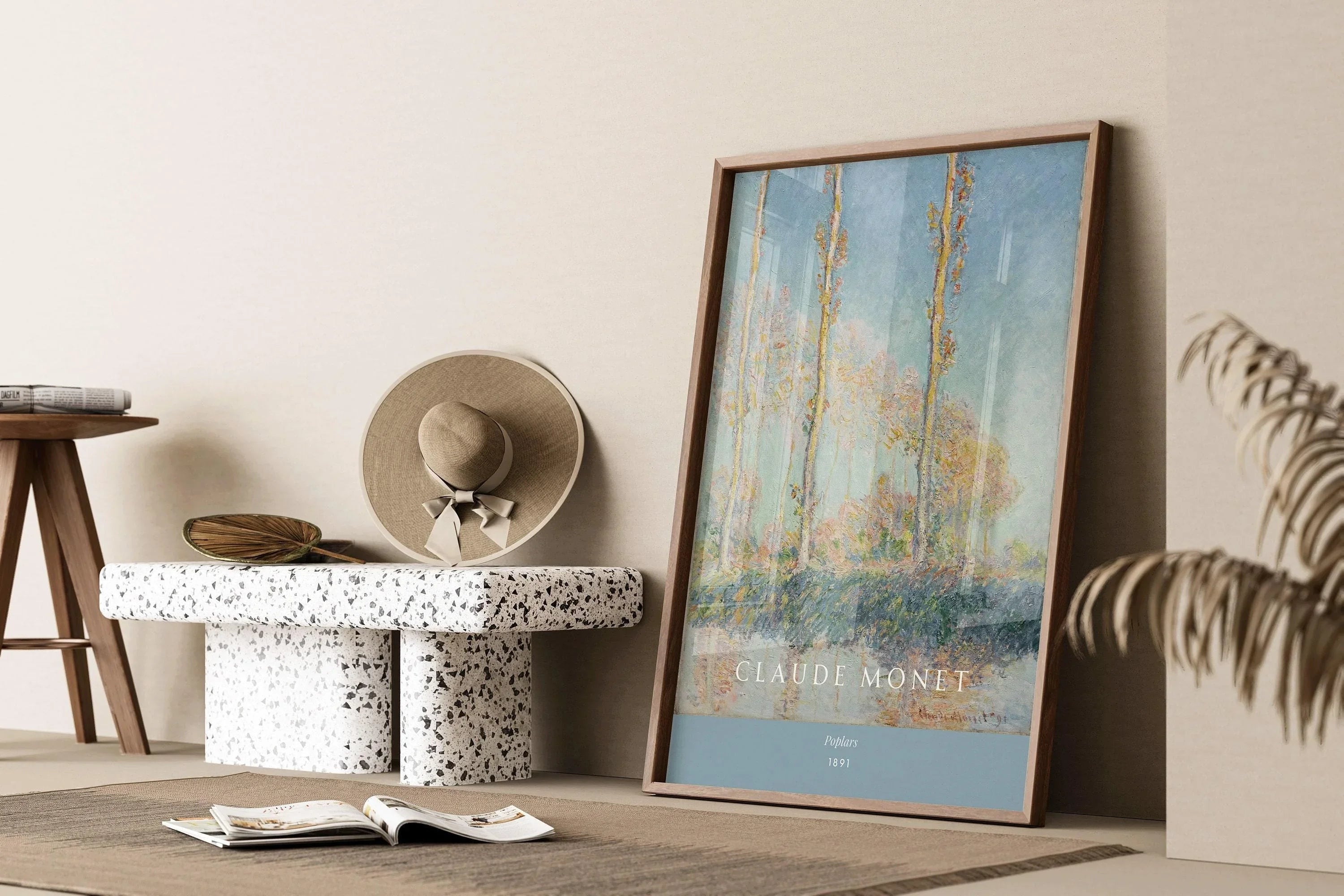 Claude Monet - Poplars | Famous Art (available handframed or unframed) - 9ArtPrints