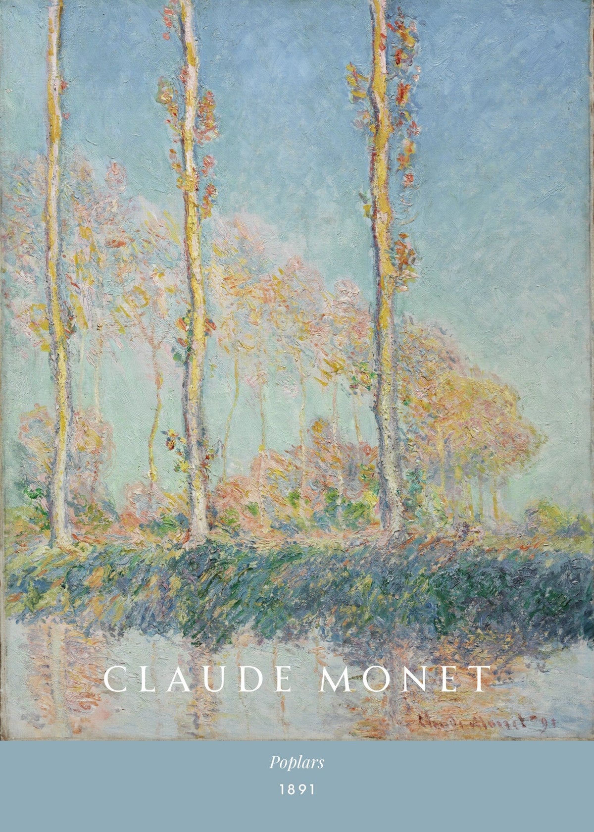 Claude Monet — Poplars | Fine Art Print - 9ArtPrints