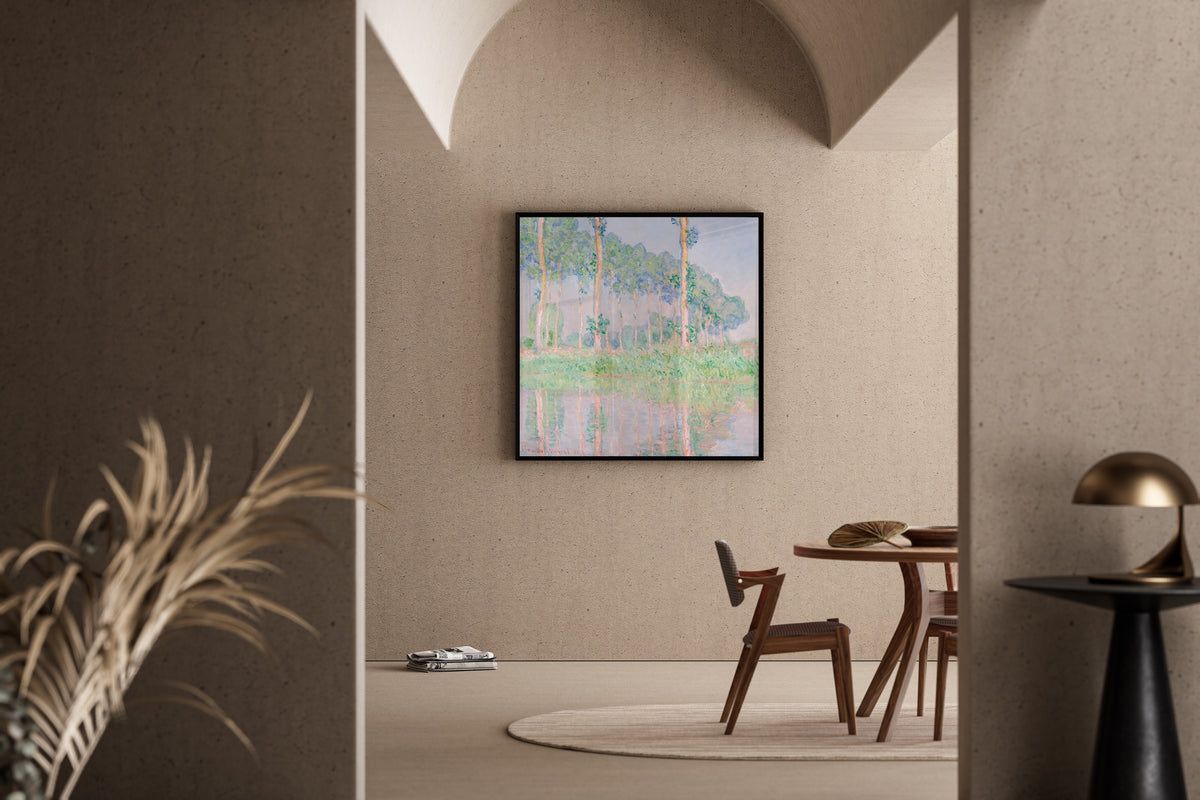 Claude Monet — Poplars, Pink Effect | Fine Art Print - 9ArtPrints
