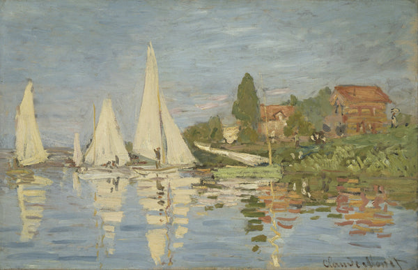 Claude Monet — Regattas at Argenteuil | Fine Art Print