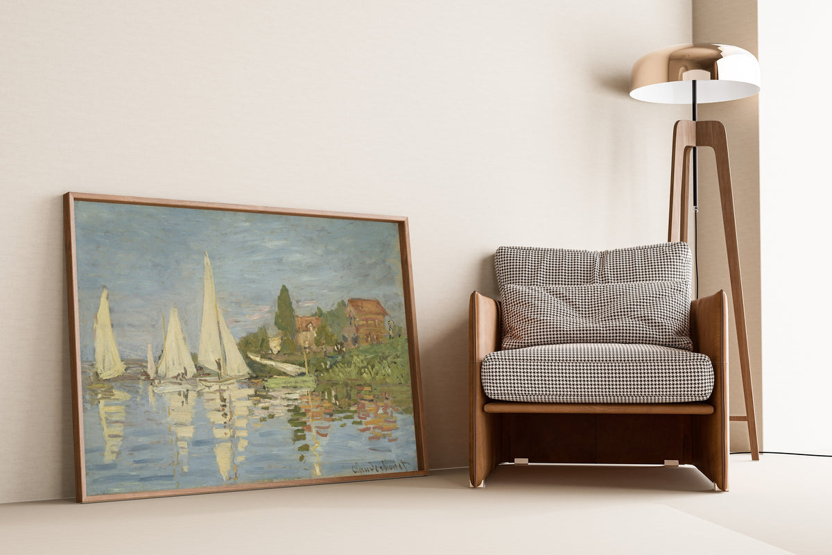 Claude Monet — Regattas at Argenteuil | Fine Art Print - 9ArtPrints