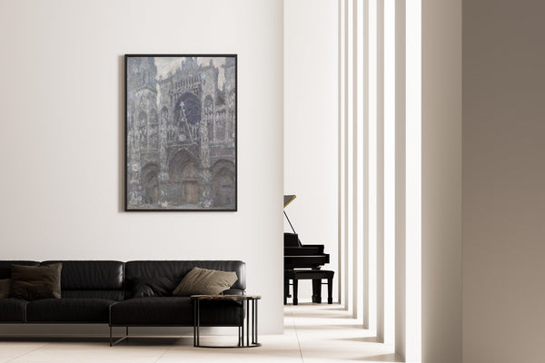 Claude Monet — Rouen Cathedral, the Portal, Grey Weather | Fine Art Print