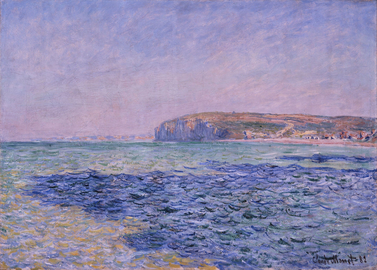 Claude Monet — Shadows on the Sea. The Cliffs at Pourville | Fine Art Print - 9ArtPrints