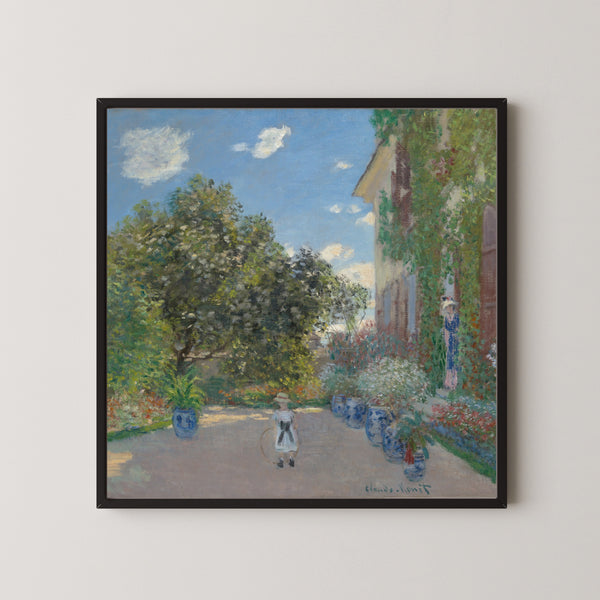 Claude Monet — The Artist's House at Argenteuil | Fine Art Print