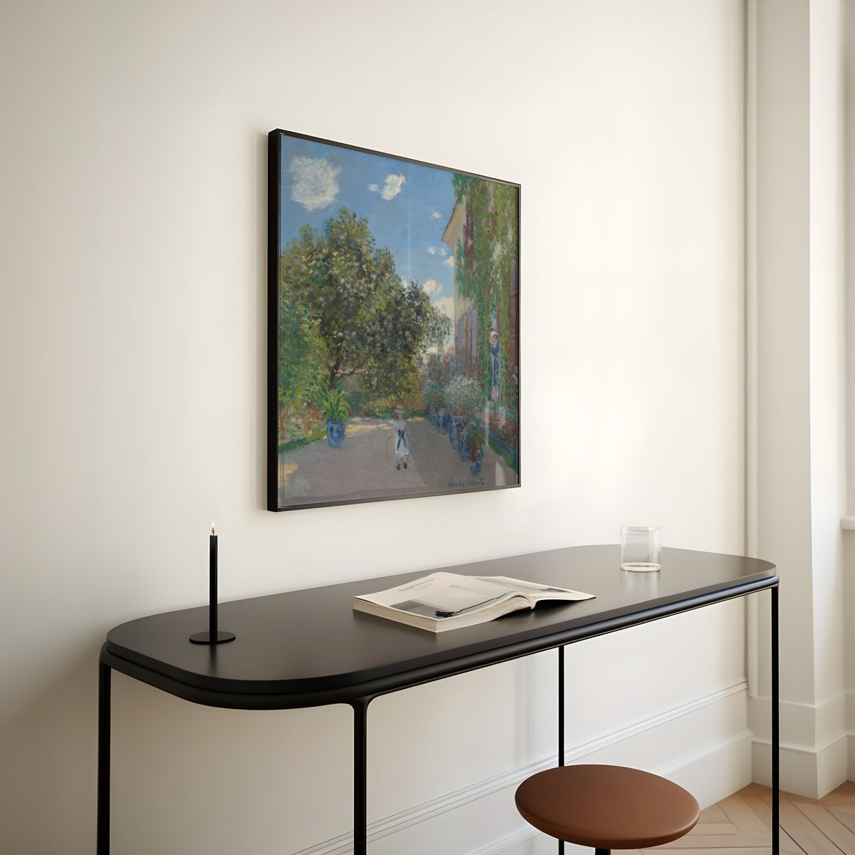 Claude Monet — The Artist's House at Argenteuil | Fine Art Print - 9ArtPrints