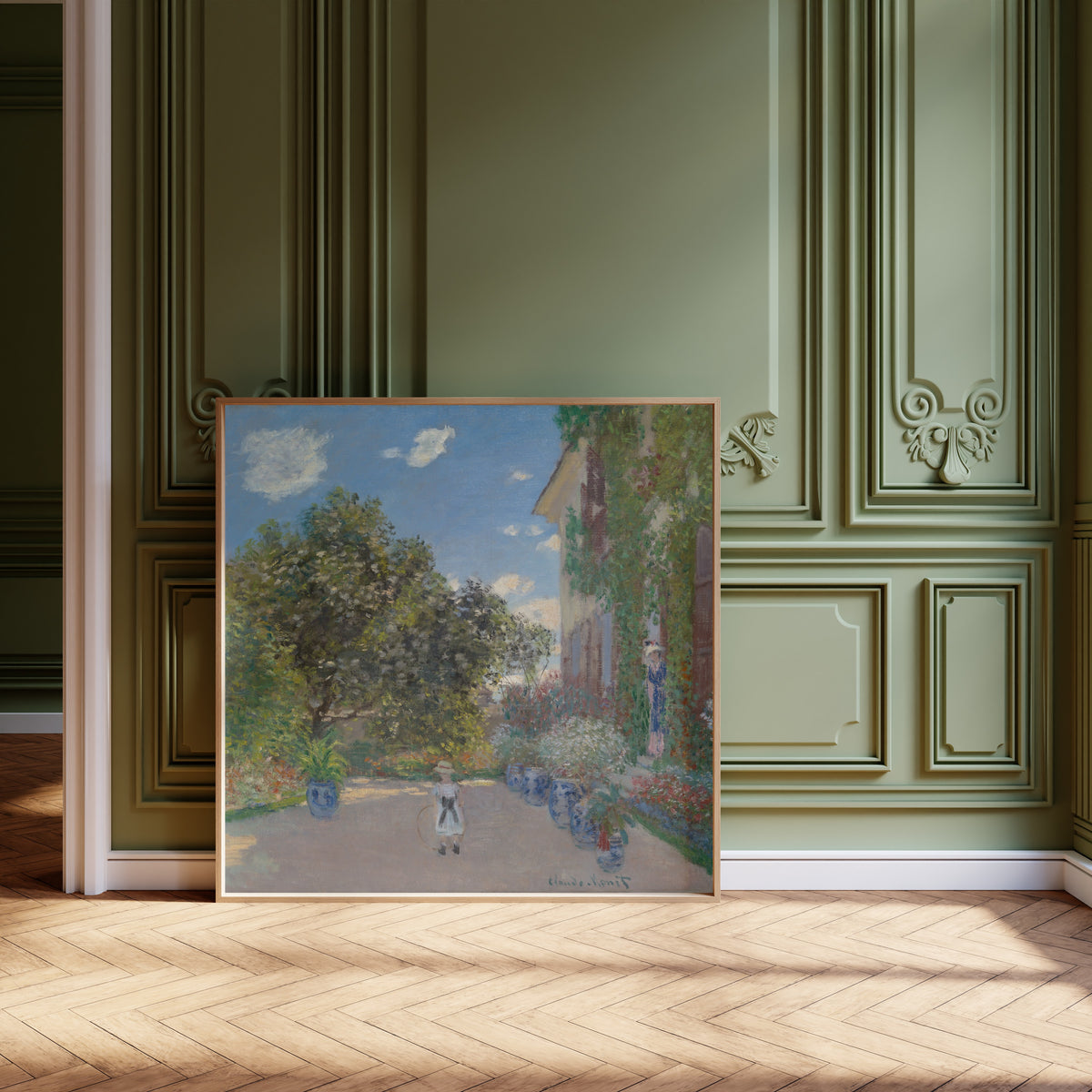 Claude Monet — The Artist's House at Argenteuil | Fine Art Print - 9ArtPrints