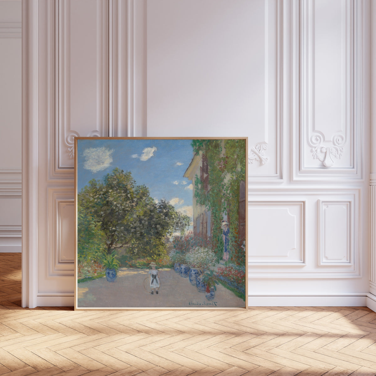 Claude Monet — The Artist's House at Argenteuil | Fine Art Print - 9ArtPrints