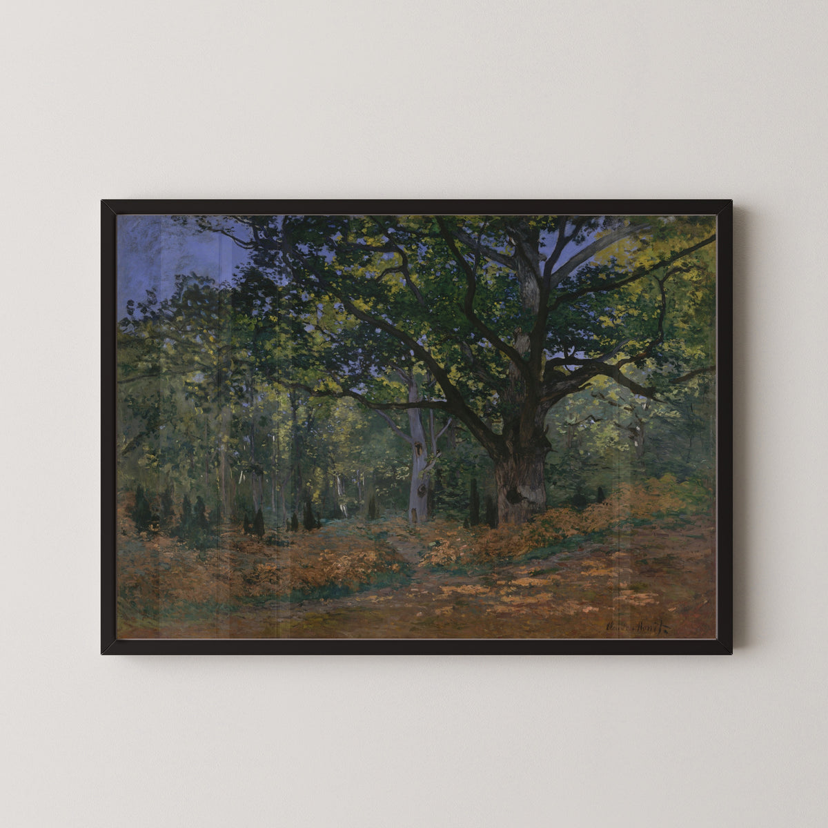 Claude Monet — The Bodmer Oak, Fontainebleau Forest | Fine Art Print - 9ArtPrints