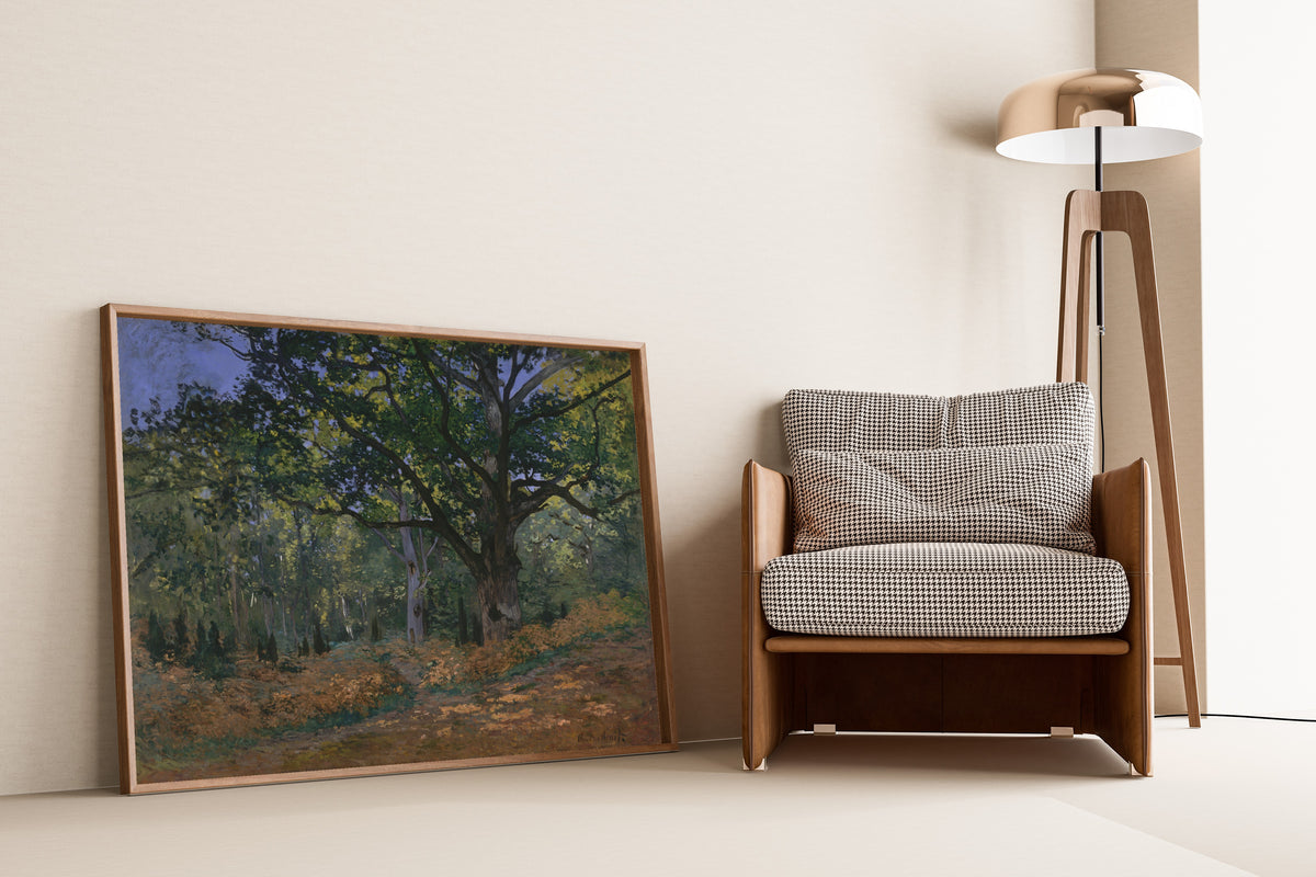 Claude Monet — The Bodmer Oak, Fontainebleau Forest | Fine Art Print - 9ArtPrints