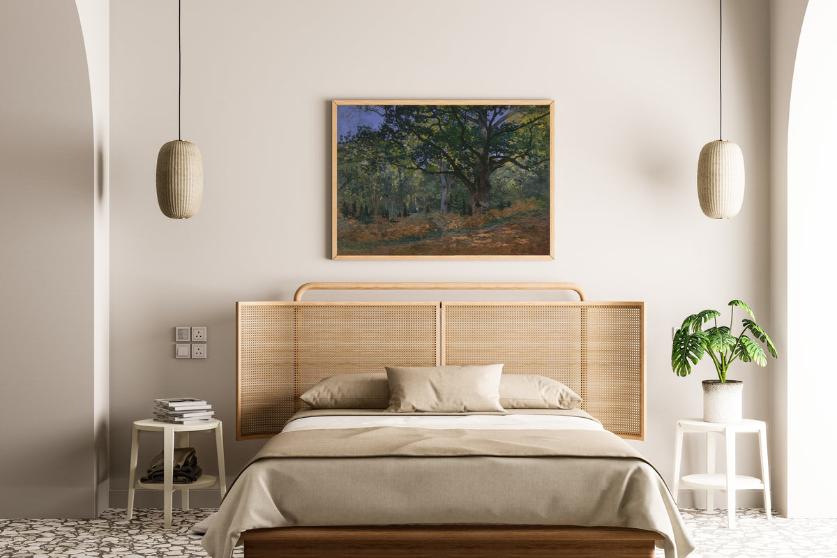 Claude Monet — The Bodmer Oak, Fontainebleau Forest | Fine Art Print - 9ArtPrints