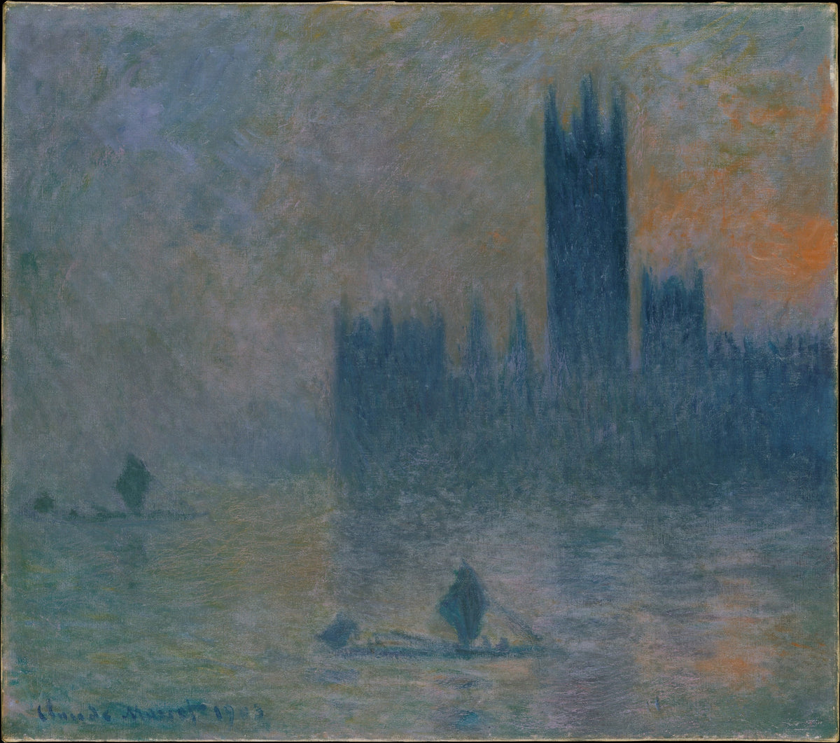 Claude Monet — The Houses of Parliament (Effect of Fog) | Fine Art Print - 9ArtPrints