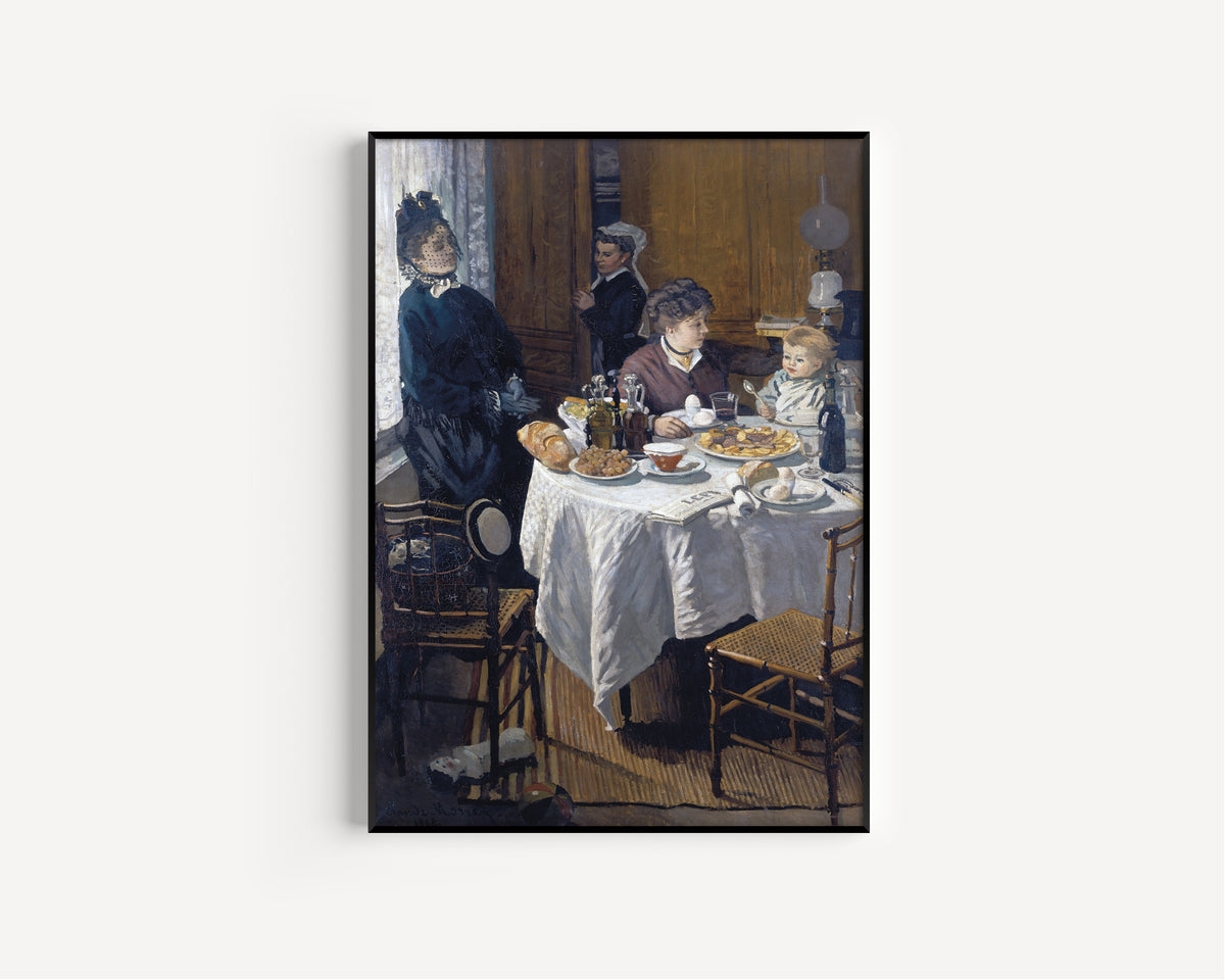 Claude Monet — The Luncheon | Fine Art Print - 9ArtPrints