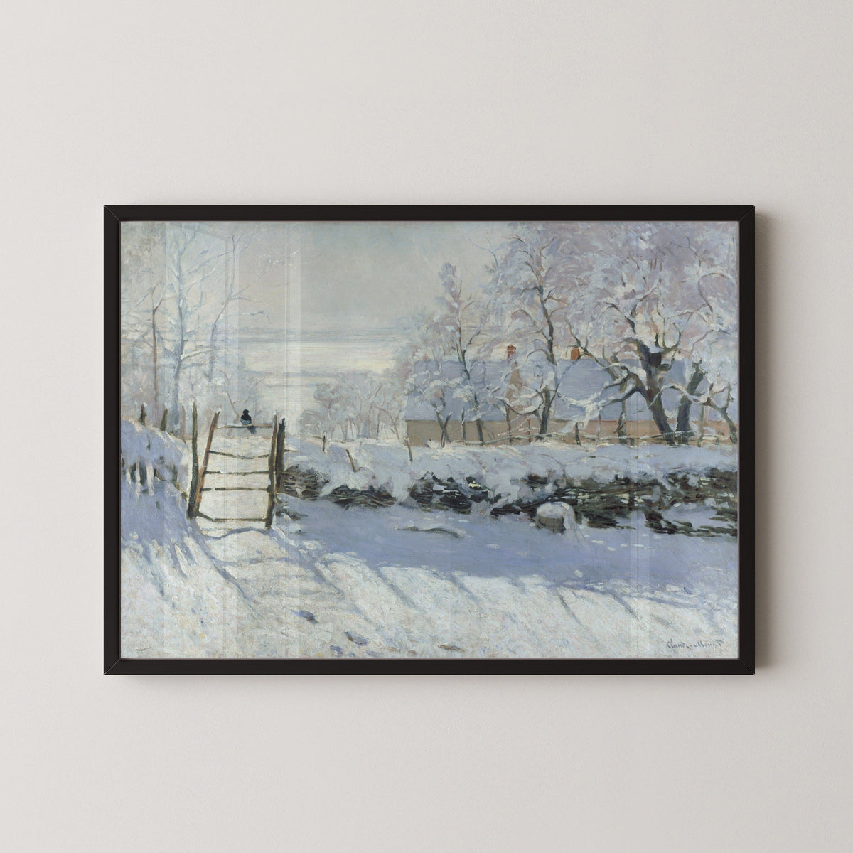 Claude Monet — The Magpie | Fine Art Print - 9ArtPrints