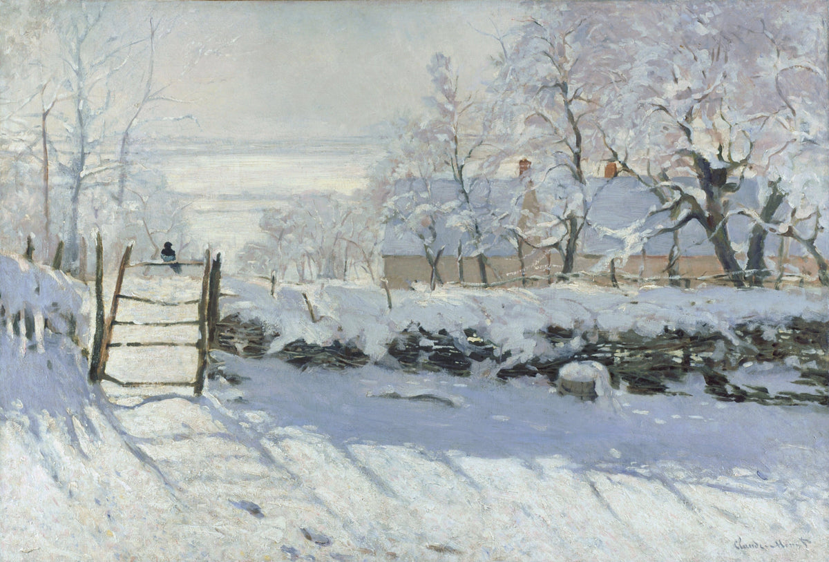 Claude Monet — The Magpie | Fine Art Print - 9ArtPrints