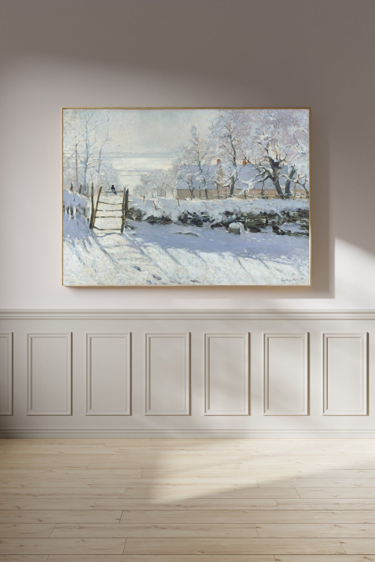 Claude Monet — The Magpie | Fine Art Print - 9ArtPrints