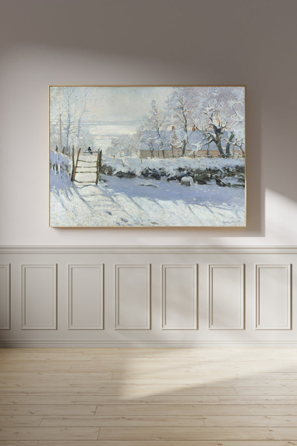 Claude Monet — The Magpie | Fine Art Print