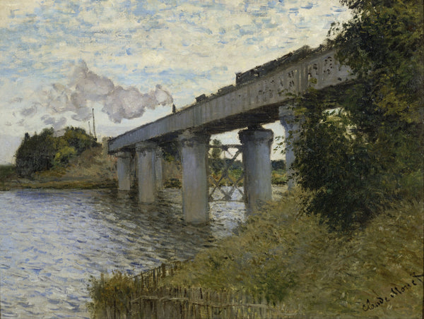 Claude Monet — The Railroad Bridge in Argenteuil | Fine Art Print