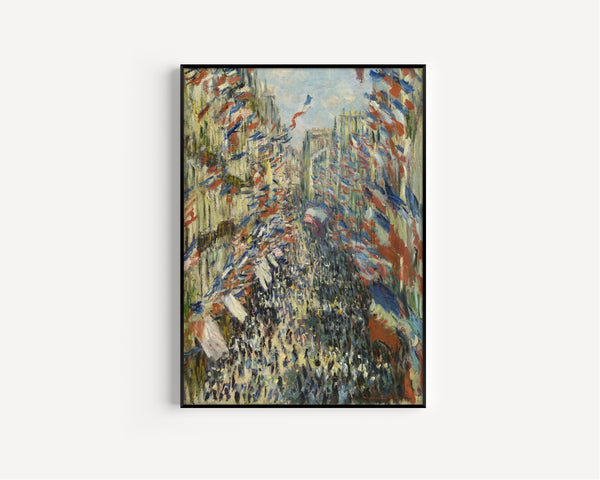 Claude Monet — The Rue Montorgueil, Paris, 30 June 1878 | Fine Art Print