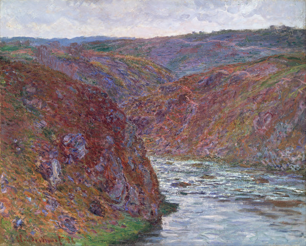 Claude Monet — Valley of the Creuse (Gray Day) | Fine Art Print